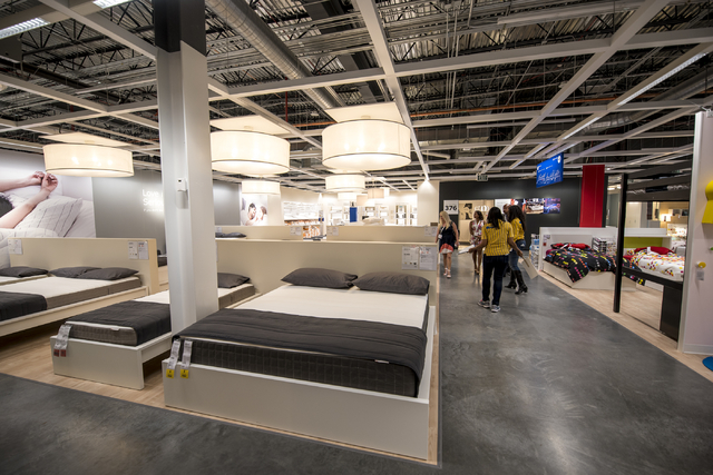 The showroom area of IKEA is shown on Wednesday, May 11, 2016. The new IKEA located near Durango and 215 opens on May 18th. Joshua Dahl/Las Vegas Review-Journal
