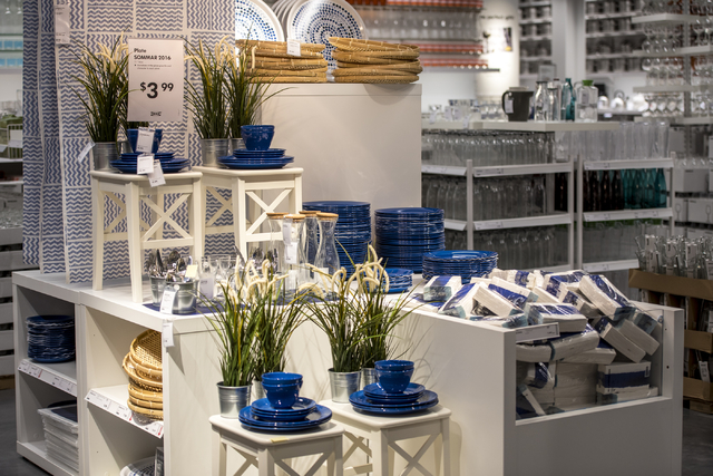 The showroom area of IKEA is shown on Wednesday, May 11, 2016. The new IKEA located near Durango and 215 opens on May 18th. Joshua Dahl/Las Vegas Review-Journal