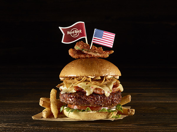 Atomic! Burger (Courtesy Hard Rock Cafe)