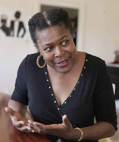 Katherine Duncan, founding president of Ward 5 Chamber of Commerce speaks during an interview Friday, May 27, 2016, at her office in Las Vegas. Bizuayehu Tesfaye/Las Vegas Review-Journal Follow @b ...