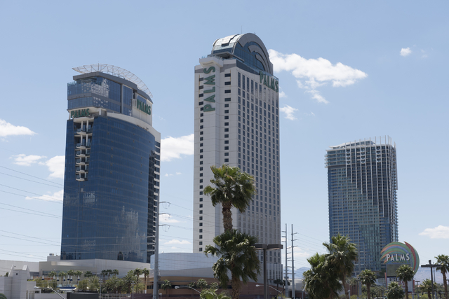 The Palms hotel-casino at 4321 W. Flamingo Road in Las Vegas is seen on Monday, May 9, 2016. Jason Ogulnik/Las Vegas Review-Journal