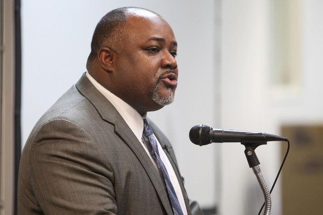 Jason Frierson, D-las Vegas, on Tuesday, Jan. 13, 2015. (Sam Morris/Las Vegas Review-Journal)