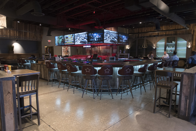 The soon to be opened PT's Ranch at 6450 S. Durango Dr. in Las Vegas is seen Thursday, May 19, 2016. The tavern, slated to open Thursday, May 26, 2016, will be the 50th launched by PT's Entertainm ...