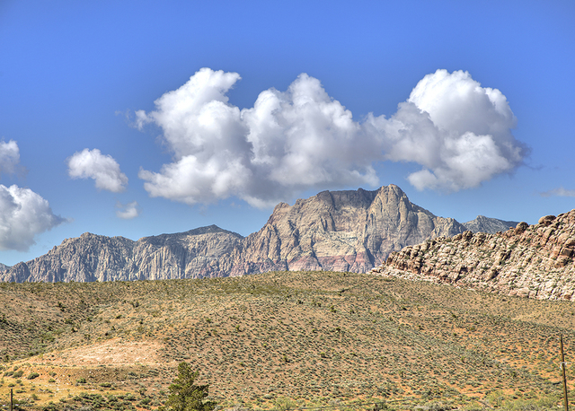 The Spring Mountains. (COURTESY OF SYNERGY, SOTHEBY'S INTERNATIONAL REALTY)