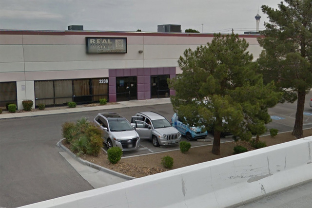 Real Water is seen at 3208 W. Desert Inn Rd. in Las Vegas in this Google Street View screengrab. (Google Street View)