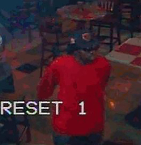 Metro described the suspect as in his 30s and approximately 6 feet, 1 inch tall. (Courtesy LVMPD)