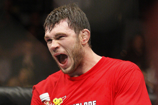 Forrest Griffin now works as a performance consultant for the UFC and helps fighters understand the right way to cut weight, something he said he didn’t know during his career.  (John Locher/Las ...