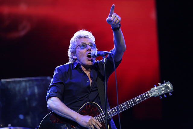 Roger Daltrey of The Who performs at the Colosseum in Caesars Palace on Sunday, May 29, 2016 in Las Vegas. Brett Le Blanc/Las Vegas Review-Journal Follow @bleblancphoto