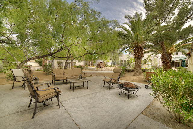 There are several areas for entertaining. (COURTESY)