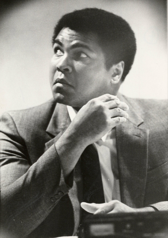 Muhammad Ali on Aug. 3, 1983. (Scott Henry/Las Vegas Review-Journal)
