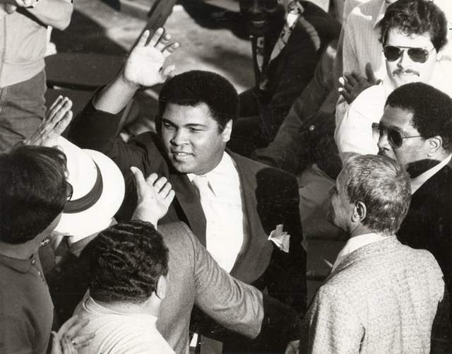 Muhammad Ali on March 3, 1984. (Las Vegas Review-Journal File)