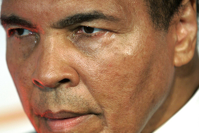 Muhammad Ali attends the Michael J. Fox Foundation's "A Funny Thing Happened On The Way To Cure Parkinson's..." benefit gala, Saturday, Nov. 11. 2006 at the Waldorf Astoria in New York. (Stephen C ...