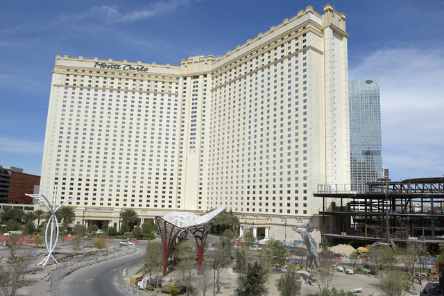 The Monte Carlo will be transformed into Park MGM in a two-year, $450 million makeover of the property. (Sam Morris/Las Vegas News Bureau)
