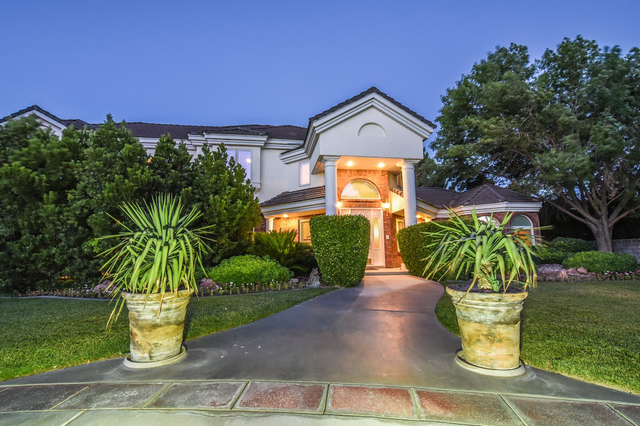 Corey Harrison's home is on the market in northwest Las Vegas for an asking price of $2.39 million. (Napoli Group at Berkshire Hathaway HomeServices)
