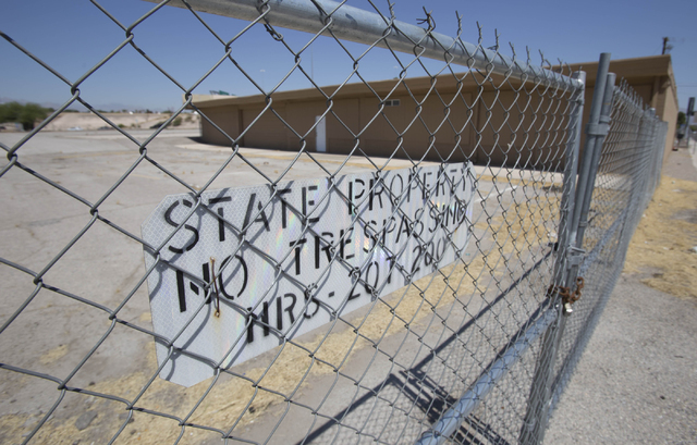 A state owned property is seen at the corner of East Lake Mead Blvd. and North Yale Street in North Las Vegas on Thursday, June 23, 2016. (Richard Brian/Las Vegas Review-Journal)