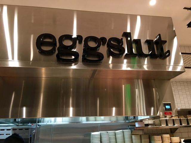 A sign for Eggslut's new location inside the Cosmopolitan in Las Vegas on Wednesday, June 8, 2016. (Caitlin Lilly/Las Vegas Review-Journal)