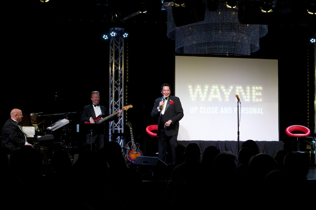 Wayne Newton talks during his show &quot;Up Close And Personal&quot; on Thursday, June 16, 2016 at the Bally's hotel-casino in Las Vegas. Loren Townsley/Las Vegas Review-Journal Follow @lo ...