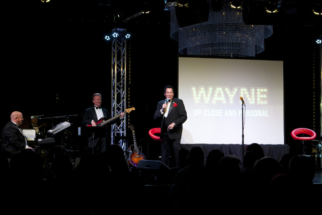 Wayne Newton talks during his show "Up Close And Personal" on Thursday, June 16, 2016 at the Bally's hotel-casino in Las Vegas. Loren Townsley/Las Vegas Review-Journal Follow @lo ...