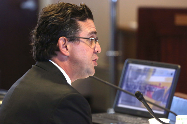 Jeremy Aguero, principal analyst for Applied Analysis. (Jeff Scheid/Las Vegas Review-Journal) Follow @jlscheid