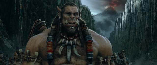 Orc chieftain Durotan (TOBY KEBBELL) is the beloved leader of the Frostwolf Clan in "Warcraft." From Legendary Pictures and Universal Pictures comes "Warcraft." (Legendary Pictures, Universal Pict ...
