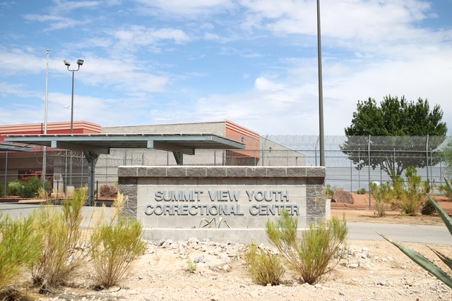 Summit View Youth Correctional Center in Las Vegas, Wednesday, Aug. 26, 2015. (Chase Stevens/Las Vegas Review-Journal Follow @csstevensphoto)