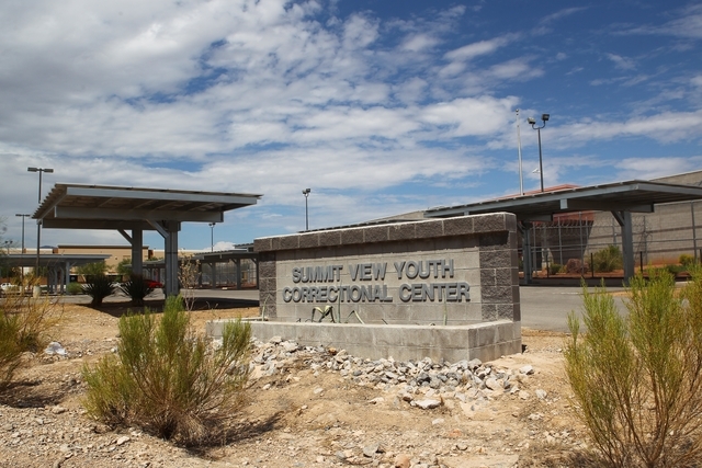 Summit View Youth Correctional Center in Las Vegas, Wednesday, Aug. 26, 2015. (Chase Stevens/Las Vegas Review-Journal Follow @csstevensphoto)