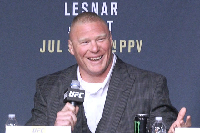 Brock Lesnar (Las Vegas Review-Journal)