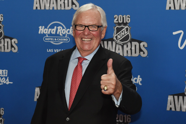 Businessman and recipient of the NHL expansion for Las Vegas Bill Foley appears on the red carpet prior to the annual NHL Awards program Wednesday at the Hard Rock Hotel in Las Vegas. (Sam Morris/ ...