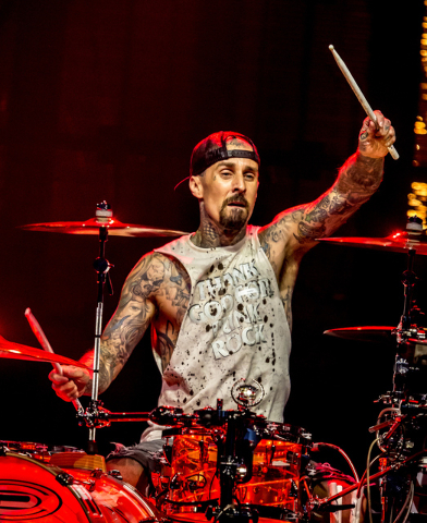 Travis Barker of Blink-182 headlines The Joint on July 23, 2016, at the Hard Rock Hotel. (Erik Kabik)