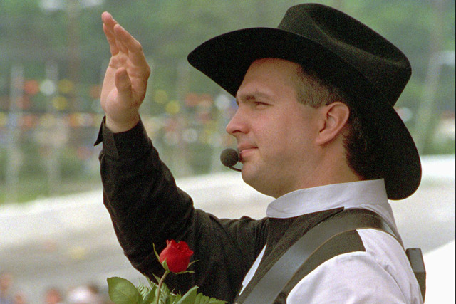 Country music star Garth Brooks has asked country music radio stations and video outlets to observe the first anniversary of the bombing of the federal building in Oklahoma City on April 19. (AP P ...