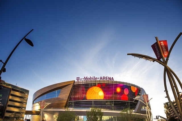 T-Mobile Arena is seen on Wednesday, March 23, 2016. Jeff Scheid/Las Vegas Review-Journal Follow @jlscheid