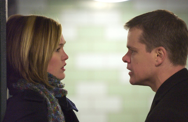 Matt Damon and Julia Stiles in "The Bourne Supremacy" (Courtesy)