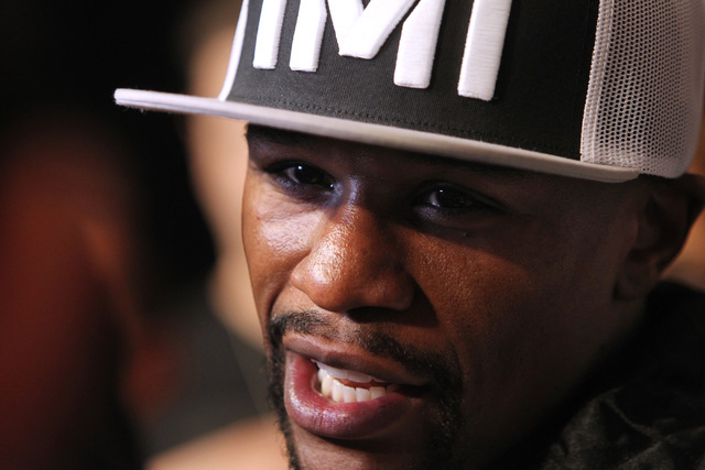 Floyd Mayweather Jr. announced on Instagram Sunday that he is planning on opening a strip club in Las Vegas. (Las Vegas Review-Journal file)