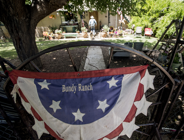 Arden Bundy walks to the family home at the Bundy Ranch in Bunkerville, Nev., on Thursday, May 19, 2016. Jeff Scheid/Las Vegas Review-Journal Follow @jlscheid