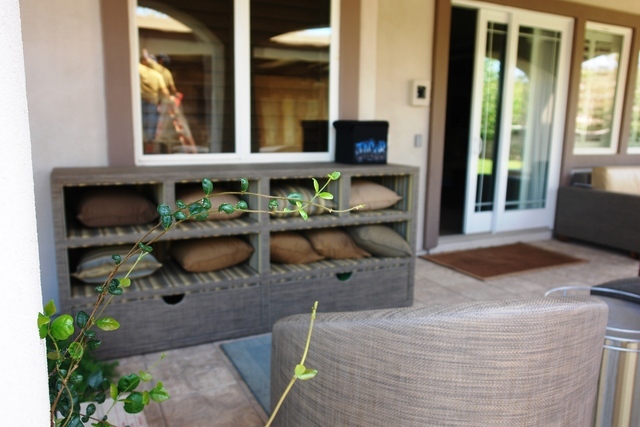 COURTESY SOMERS FURNITURE
This storage unit withstands the elements of the Las Vegas summer.