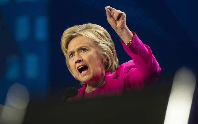 Democratic presidential candidate Hillary Clinton speaks in Washington on July 5. (Molly Riley/The Associated Press)