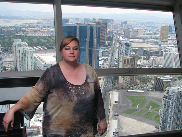 Kimberly Huff began working as an elevator operator on the first day the Stratosphere tower was open. She has stayed there for 20 years and is now the director of the attractions and retail divisi ...