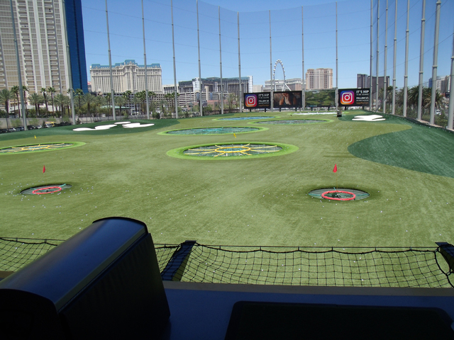 Here's what it's like to party at Topgolf Las Vegas, Courses