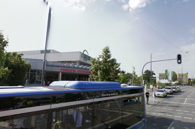 Olympia Einkaufszentrum shopping center in Germany (Google Street View)