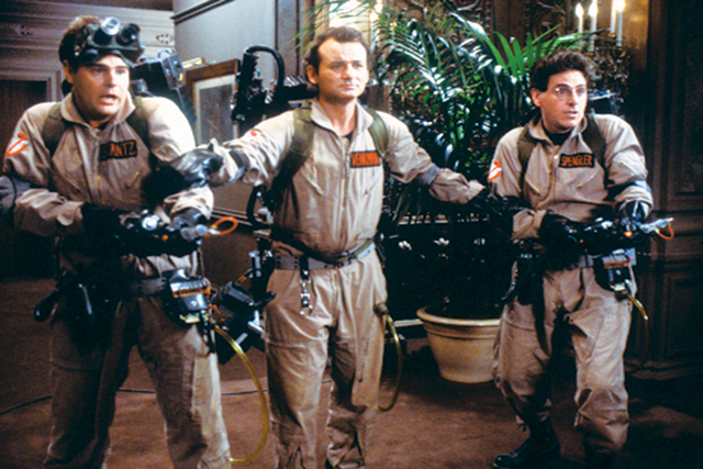 Dan Aykroyd, left, starred with Bill Murray and Harold Ramis in "Ghostbusters." The actor has an interest in the paranormal. (Courtesy)
