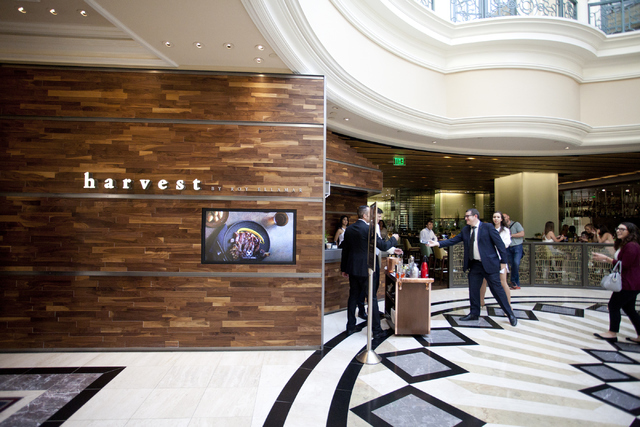 The restaurant Harvest by Roy Ellamar at Bellagio. Loren Townsley/Las Vegas Review-Journal Follow @lorentownsley