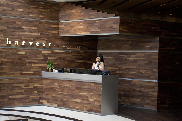 The restaurant Harvest by Roy Ellamar at Bellagio. Loren Townsley/Las Vegas Review-Journal Follow @lorentownsley