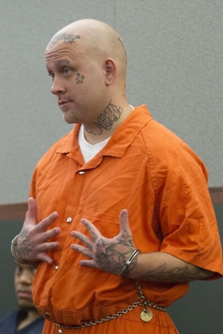 Bayzle Morgan appears before District Judge Richard Scotti at the Regional Justice Center in downtown Las Vegas on Thursday, July 21, 2016. Richard Brian/Las Vegas Review-Journal Follow @vegasphot ...