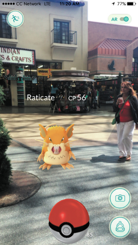 Kristen DeSilva/Las Vegas Review-Journal
Pokemon on Fremont Street.