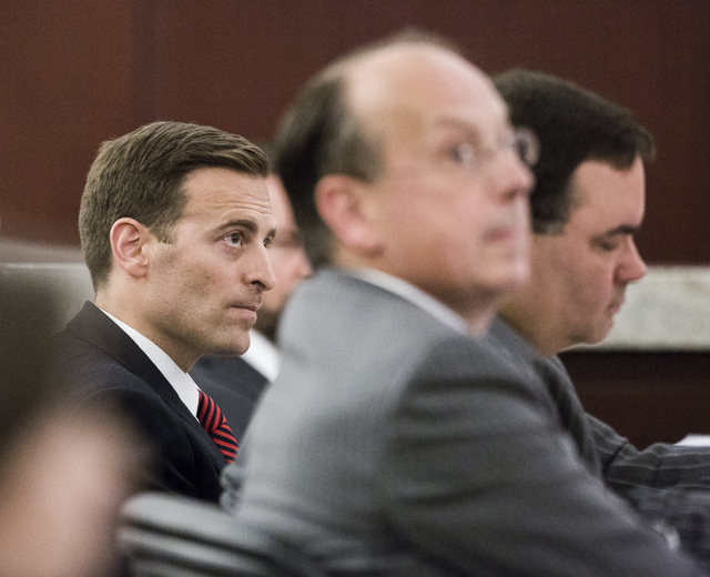 Nevada Attorney General Adam Laxalt, listens to oral arguments involving school choice Friday, July 29, 2016, in front of Nevada Supreme Court. Jeff Scheid/Las Vegas Review-Journal Follow @jeffscheid