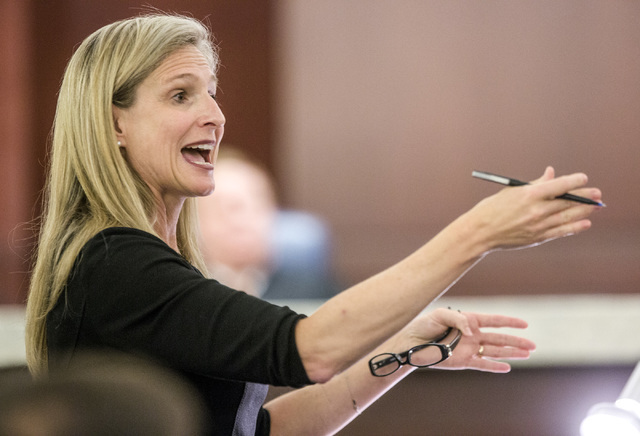 Attorney Tamerlan Godley makes oral arguments in front of the Nevada Supreme Court on Friday, July 29, 2016. Jeff Scheid/Las Vegas Review-Journal Follow @jeffscheid