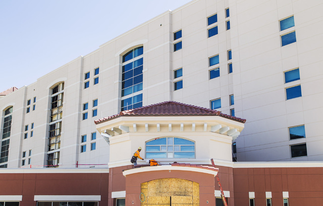 Construction is seen at St. Rose Dominican Hospital, Siena campus, 3001 St. Rose Parkway Trail, in Henderson on Wednesday, May 6, 2015.  (Jeff Scheid/Las Vegas Review-Journal) Follow Jeff Scheid o ...