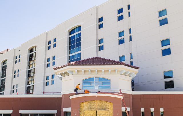 Construction is seen at St. Rose Dominican Hospital, Siena campus, 3001 St. Rose Parkway Trail, in Henderson on Wednesday, May 6, 2015. (Jeff Scheid/Las Vegas Review-Journal) Follow Jeff Scheid o ...