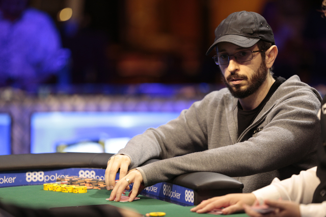 Poker player Brian Rast looks on during the $50,000 buy-in Poker Players' Championship at the Rio Convention Center in Las Vegas on Wednesday, July 6, 2016. (Donavon Lockett/Las Vegas Review-Journal)