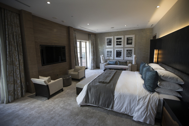 The master bedroom of the Nobu Hotel Villa inside Caesar Palace casino-hotel is seen on Wednesday, March 16, 2016, in Las Vegas. Erik Verduzco/Las Vegas Review-Journal Follow @Erik_Verduzco